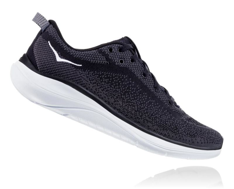 Hoka One One Hupana Flow Homem - Tenis Caminhada Pretas / Cinzentas Escuro | PT-4cQQ9hZ